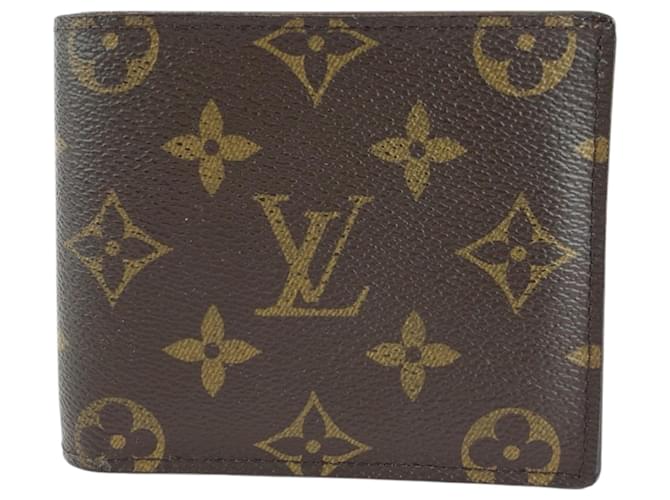 Louis Vuitton Monogram Portefeuille Marco Brown Wallet Plastic  ref.2047499