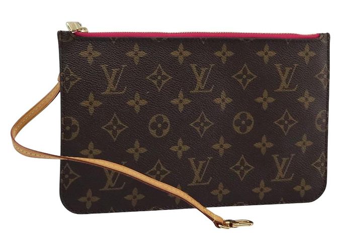 LOUIS VUITTON Monogram Neverfull MM Pouch Accessory Pouch LV Auth 113794