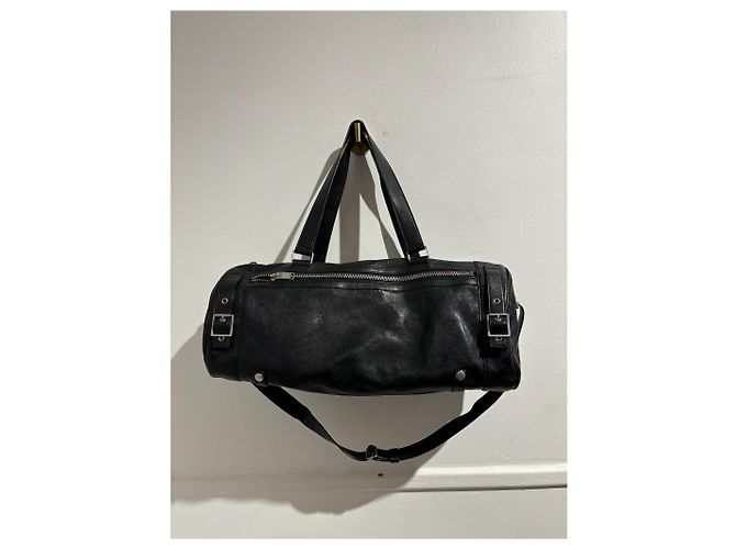 Bowling SAINT LAURENT Handtaschen T. Leder Schwarz