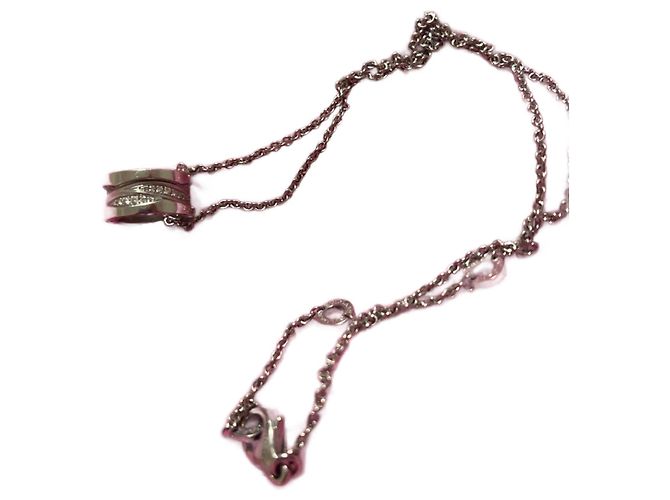 Collar de diamantes Bulgari Bvlgari B-zero1 Legend Blanco