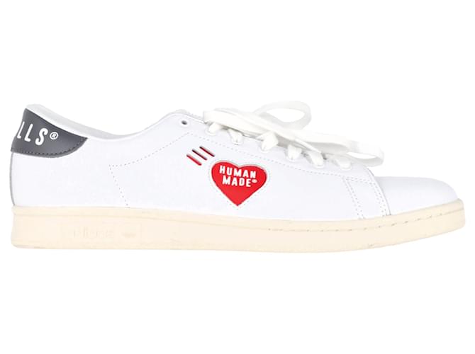 Autre Marque Adidas  x Human Made Stan Smith Low Top Sneakers in White Leather  ref.2048444