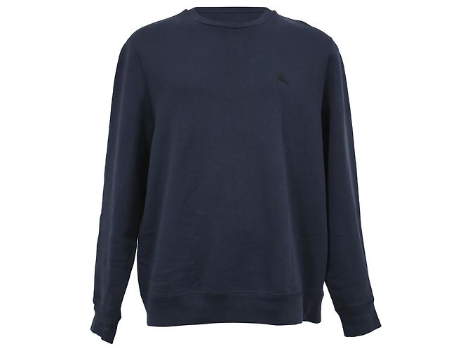 Burberry Sweatshirt in Marineblau aus Baumwolle