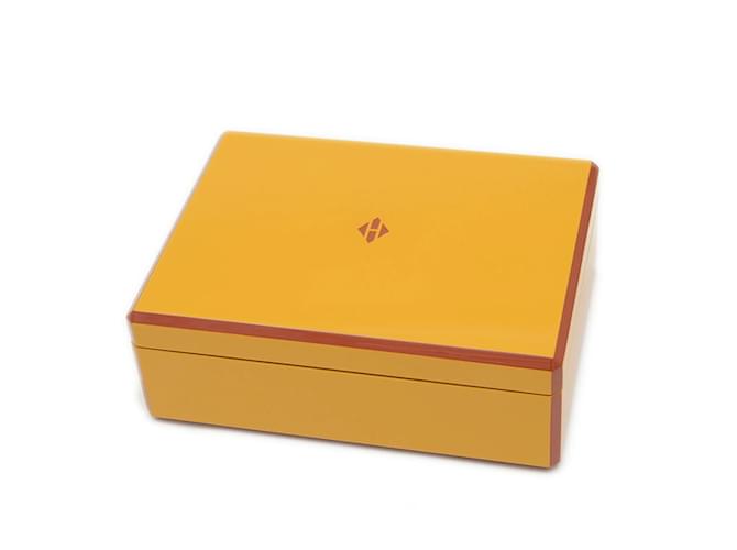 Hermès Hermes Yellow Jewelry Chest  ref.2048883