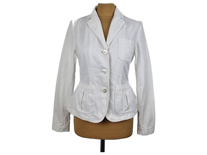 Chaqueta Ralph Lauren Blanca de Algodón Blanco