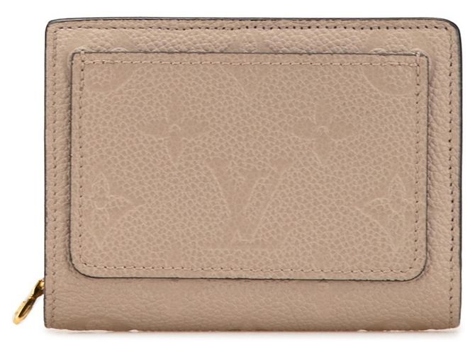 Louis Vuitton Monogram Empreinte Bi-fold Wallet Beige Grey