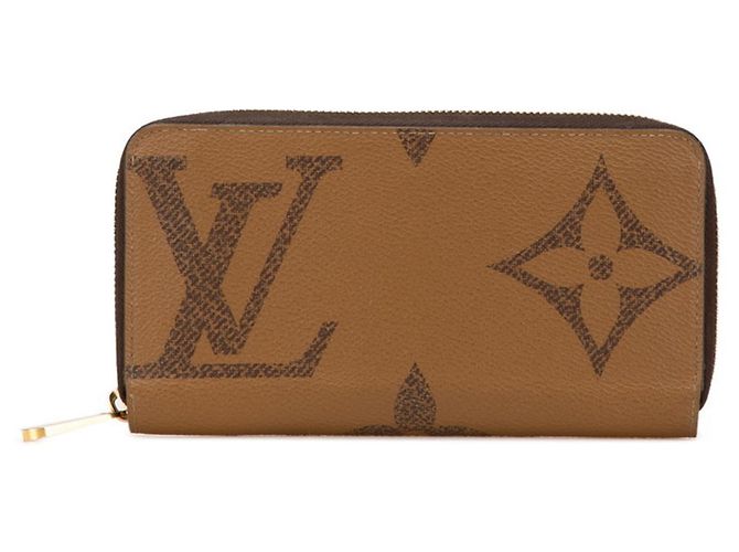 Portefeuille Zippy Monogram Géant Inversé Louis Vuitton Marron