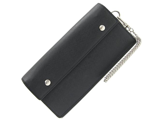 Louis Vuitton Accordeon wallet Black Leather  ref.2049895