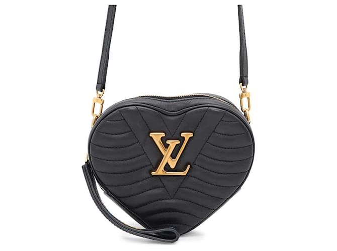 Louis Vuitton Nova Onda Preto Couro  ref.2050009