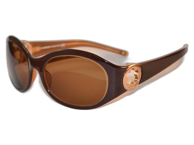 Montblanc Gafas de sol MB91/S Marrón Dorado Castaño