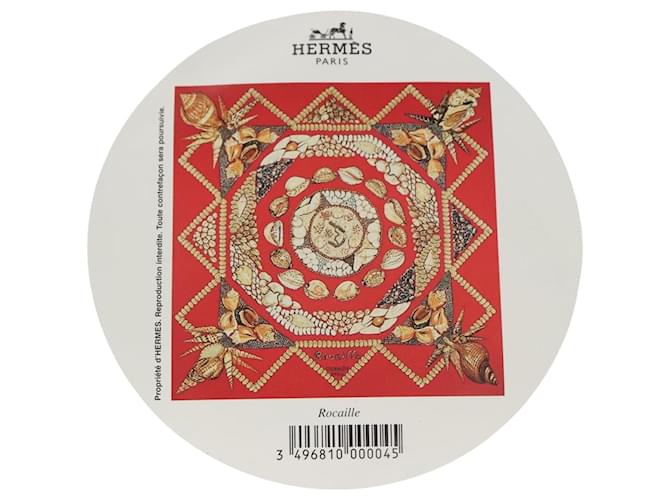 Hermès Carré 90 Red Silk  ref.2050190