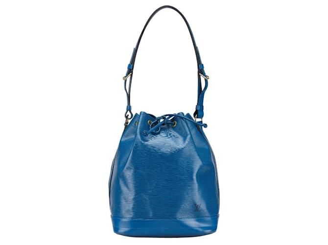 Louis Vuitton Epi Noe Shoulder Bag Blue Leather  ref.2050325