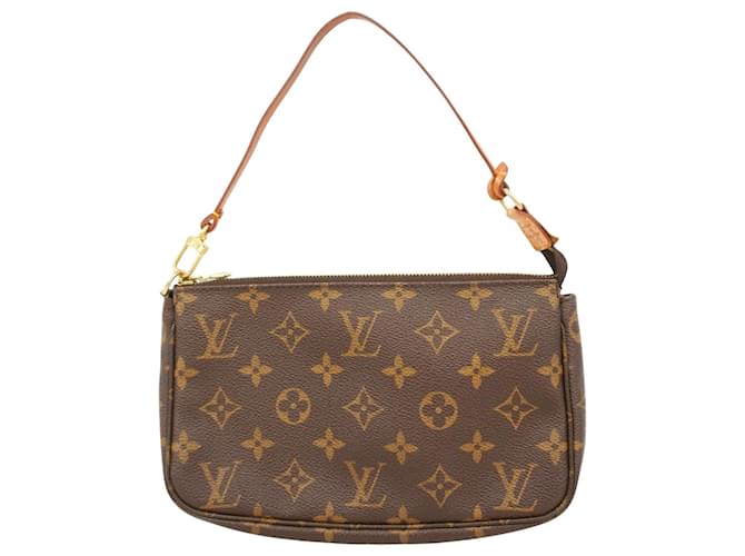 Louis Vuitton Pochette Accessoire Brown Cloth  ref.2050462
