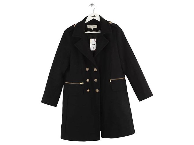 Gerard Darel Black Wool Coat