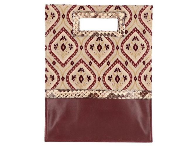 Bordeaux Patchwork-Handtasche Antonio Marras - 2000er