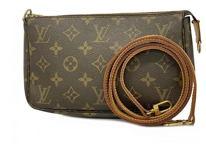 Pochete Acessórios Monograma Louis Vuitton Marrom  ref.2052260