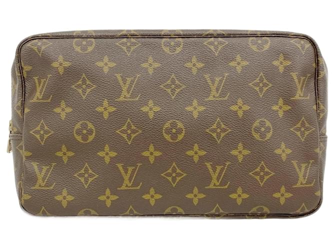 Louis Vuitton Trousse Toilette 28 Brown Cloth  ref.2052516