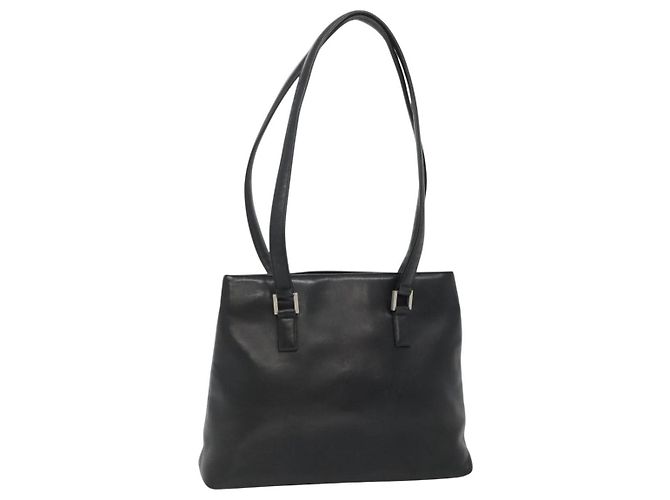 Borsa a spalla CHANEL in pelle nera CC Auth bs22384 Nero