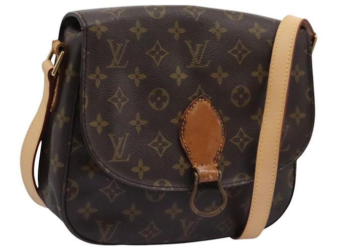 Saint-Cloud LOUIS VUITTON Monogram Saint Cloud GM Bolsa de Ombro M51242 LV Auth bs22590 Monograma