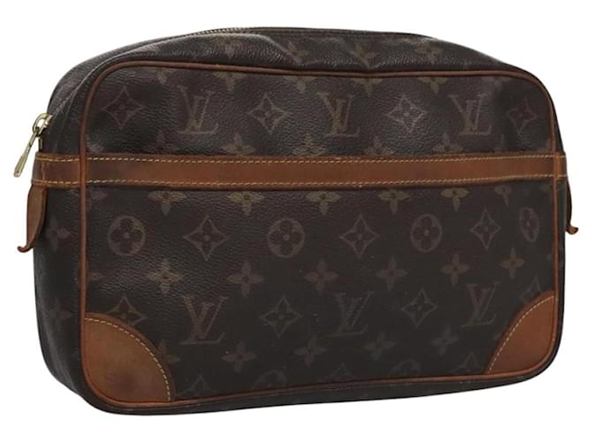LOUIS VUITTON Clutch Compiegne 28 M51845 LV Auth BA282 Monograma Lona  ref.2053294