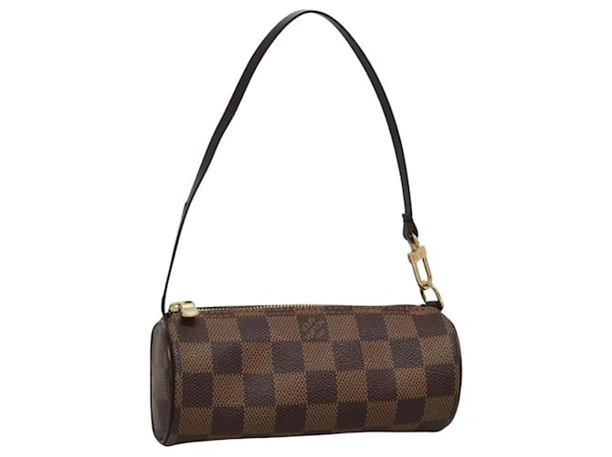 LOUIS VUITTON Pouch Papillon Damier Ebene Auth BA133  ref.2053313