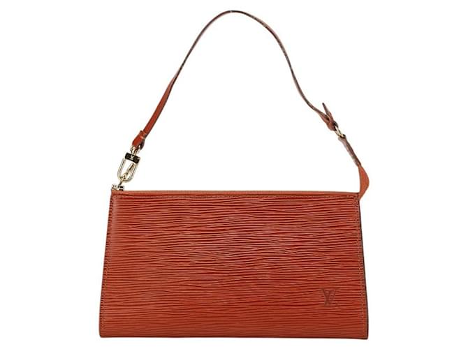Pochette Accessoire Louis Vuitton Marrom Couro  ref.2053975