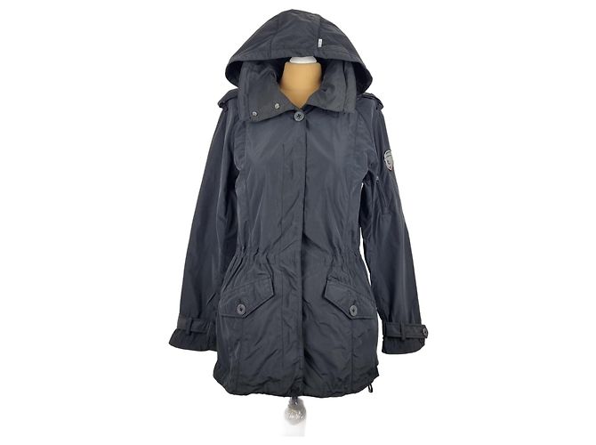 Giacca Bogner nera con cappuccio staccabile Nero