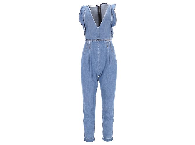 Autre Marque Mono de denim Philosophy de Lorenzo Serafini en algodón azul claro