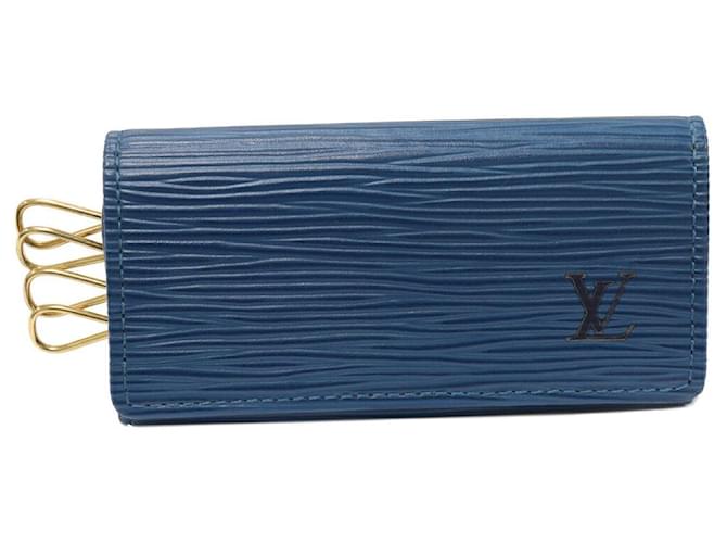 Louis Vuitton Epi Leather Key Case M63825 Blue  ref.2054192