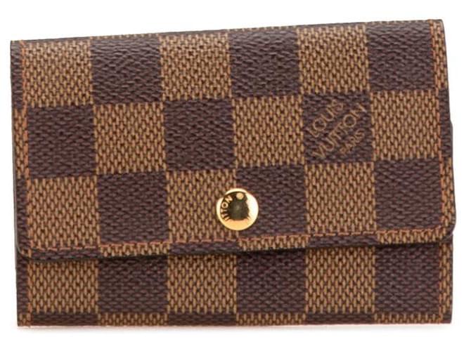 Louis Vuitton Damier Multicles 6 Key Case N62630 Brown Cloth  ref.2054203
