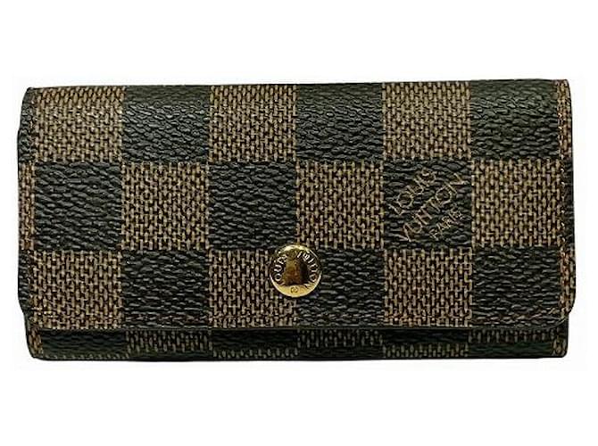 Louis Vuitton Damier Key Case N62631 Brown Cloth  ref.2054298