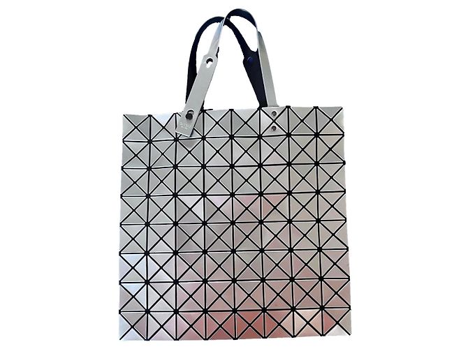 Issey Miyake Bao Bao Handtasche Silber Polyester
