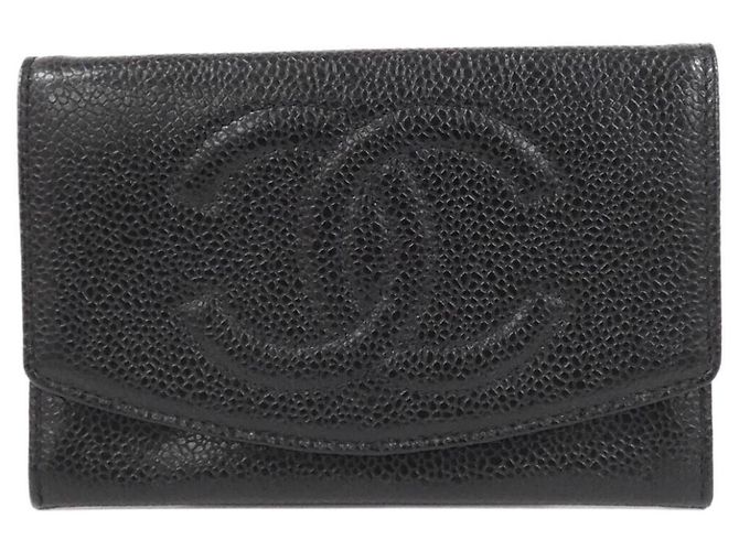 Chanel Timeless CC Line 01433 Wallet Black