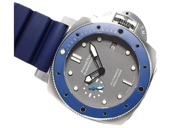 PANERAI Submersible 42 MM shark gray PAM00959 '20 Mens Silvery Steel  ref.2055520