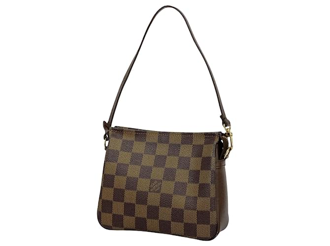 Louis Vuitton Trousse makeup Brown Cloth  ref.2055613