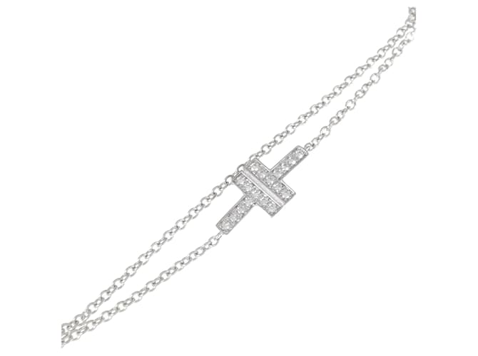 Tiffany & Co Pulseira charm em ouro branco 18K Tiffany  ref.2055669