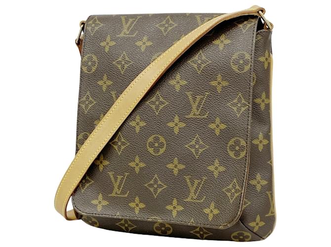 Louis Vuitton Musette Salsa Brown Cloth  ref.2056298