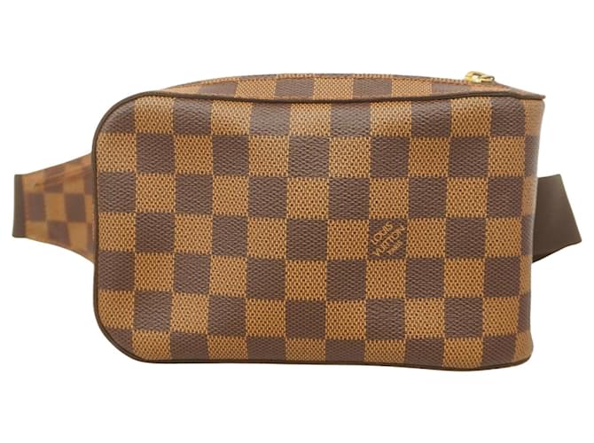 Louis Vuitton Geronimos Marrom Lona  ref.2056305