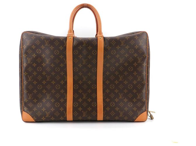 LOUIS VUITTON - Bolsa de viagem Louis Vuitton Sirius 55 em lona monogramada