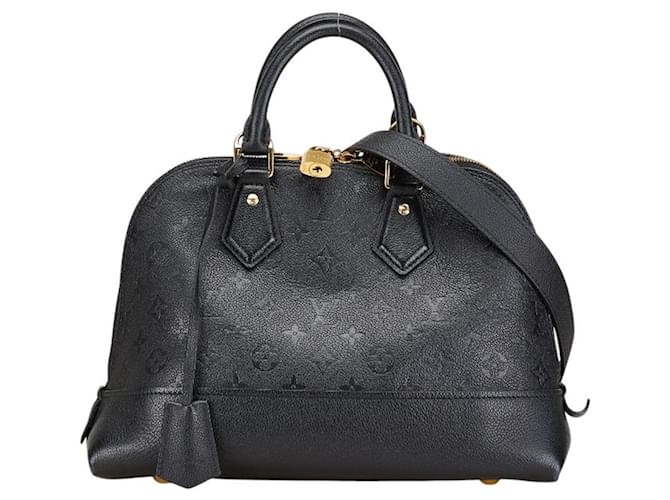 Louis Vuitton Alma Black Leather  ref.2057234