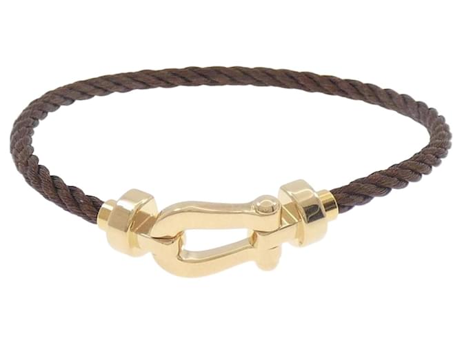 Fred Force 10 MM Charm Bracelet Steel Yellow gold  ref.2057840