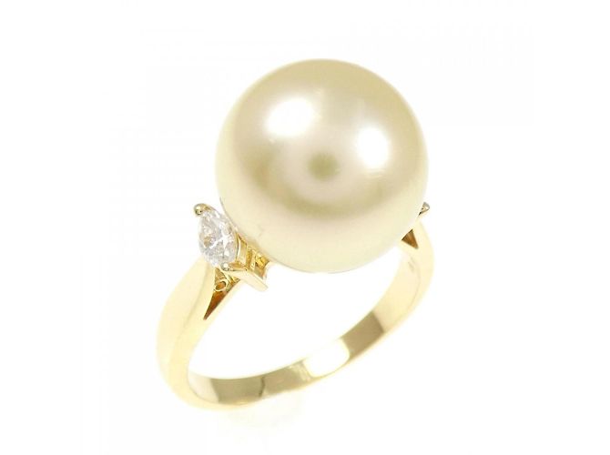 Anello in Perla Bianca Mikimoto