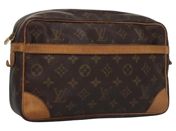LOUIS VUITTON Monogram Compiegne 28 Clutch Bag M51845 LV Auth th5613 Cloth  ref.2059129