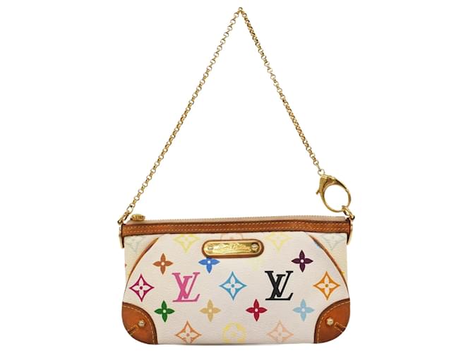 Louis Vuitton Monogram Multicolor Pochette Mira MM M60096 White  ref.2059579