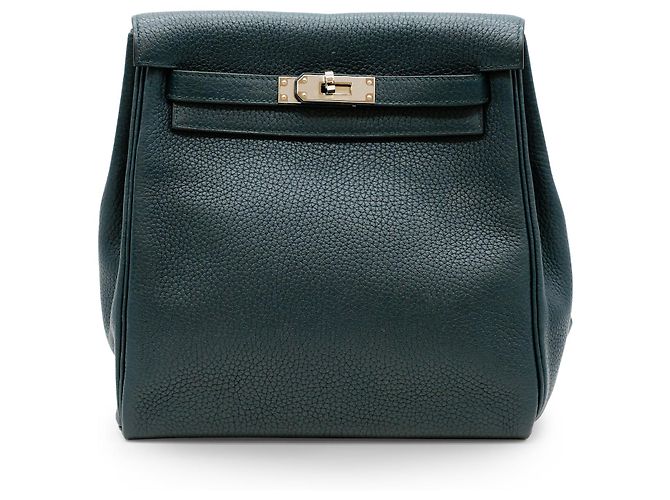 Hermès Kelly Ado Backpack Green