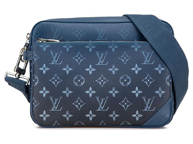 Messenger Trio Gradiente Monogramma Blu Louis Vuitton Blu navy