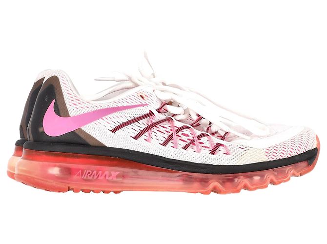 Nike Air Max 2015 Lace-Up Runner Shoes in Multicolor Polyester
