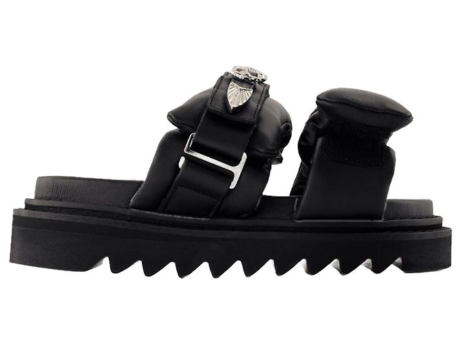 Aj1382 Sandals - Toga Pulla - Leather - Black