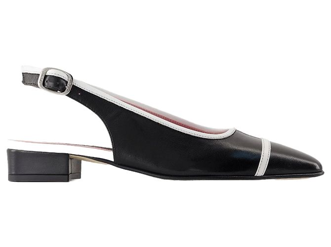 Autre Marque Elisa Sandals - Carel - Leather - Black