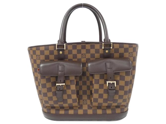 Bolsa Louis Vuitton Damier Manosque GM N51120 Damier ebene Lona  ref.2061570