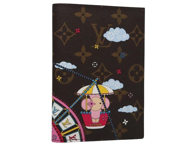 LOUIS VUITTON Monogram Vivienne Couverture Passpole NM M69746 LV Auth 114492A